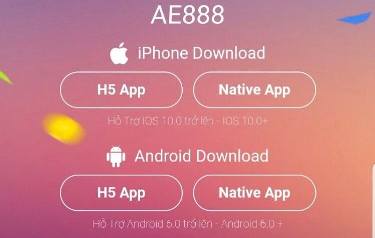 Hướng dẫn tải ứng dụng AE888 trên thiết bị Android