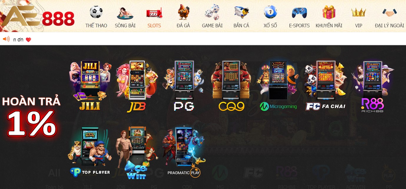 Game slot AE888, game quay hũ AE888, game slot đổi thưởng